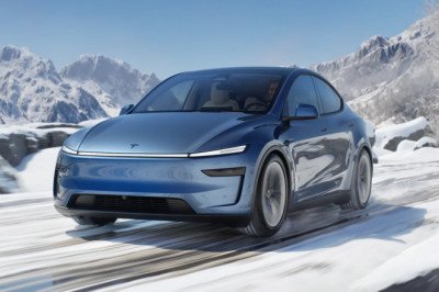 2025 Tesla Model Y Juniper debuts in China with Cybercab vibe