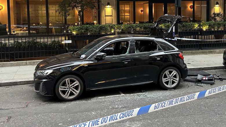 Abandoned Audi that sparked Regent Street bomb panic had been left with charging cable plugged in for a week - as traffic wardens continue to ticket it even after it was blown up