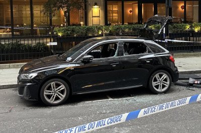 Abandoned Audi that sparked Regent Street bomb panic had been left with charging cable plugged in for a week - as traffic wardens continue to ticket it even after it was blown up