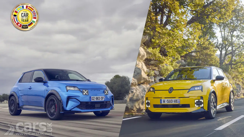 Electric Renault 5 / Alpine A290 are Car of the Year 2025, beating Kia EV3, Dacia Duster and more