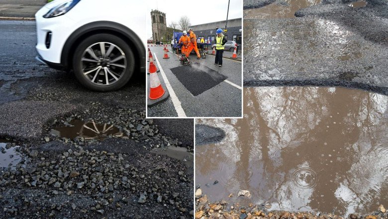 Pothole-related car damage repair costs surge Here's how to claim compensation