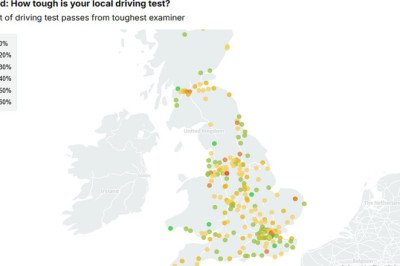 Revealed: The easiest and hardest places in the UK to pass your driving test