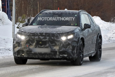 2028 Mercedes-AMG electric full-size SUV spied testing
