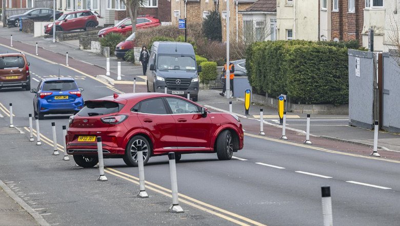 Fury over 2ft tall posts that stop people parking in their drives and force emergency and delivery vehicles to stop in the road