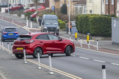 Fury over 2ft tall posts that stop people parking in their drives and force emergency and delivery vehicles to stop in the road