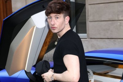 Barry Keoghan makes a dramatic Paris Fashion Week entrance in an exclusive £100k Jaguar