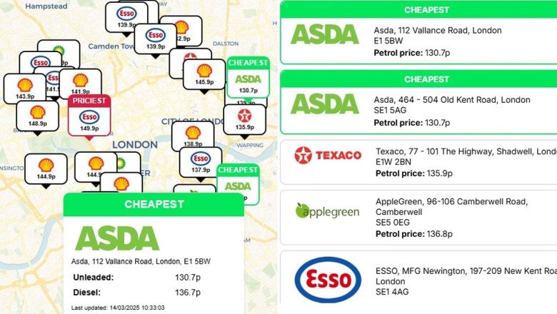 Cheapest place to buy petrol and diesel near you REVEALED in ultimate interactive map... so could YOU save £10 by filling up at a different station?