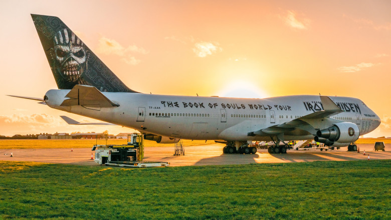 Iron Maiden Chopped Up Its Massive 747 Tour Plane To Sell Off As Rock And Roll Keychains
