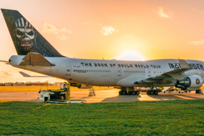 Iron Maiden Chopped Up Its Massive 747 Tour Plane To Sell Off As Rock And Roll Keychains