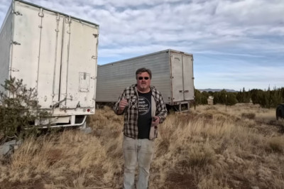 Watch Low-Buck Garage Explore Some Semi Trailers In An Abandoned Mine