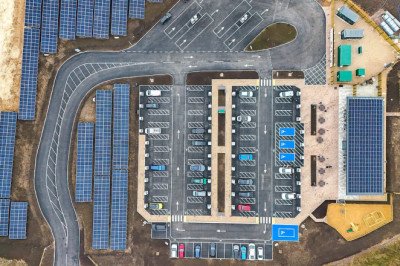 Britain's biggest electric car charging station is unveiled: 'Ultra-rapid' EV charging station that can boost 44 motors at once opens next to major motorway despite falling demand eco-cars