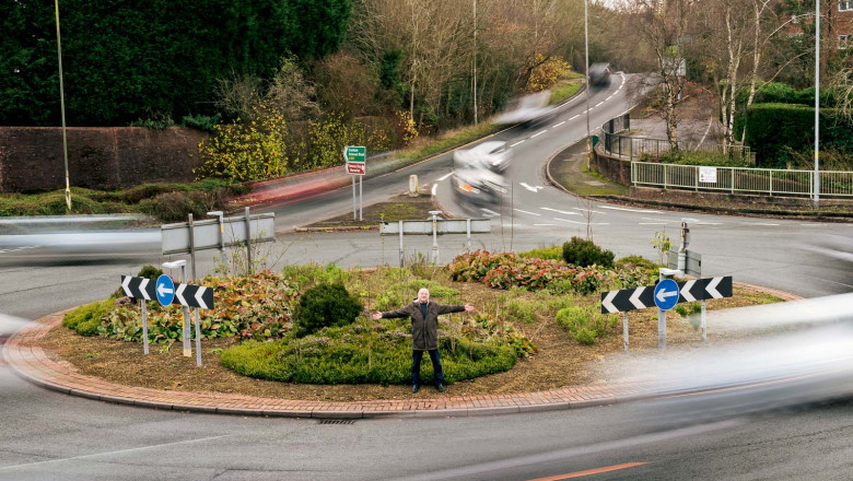 Going full circle: This is the UK's biggest fan of roundabouts