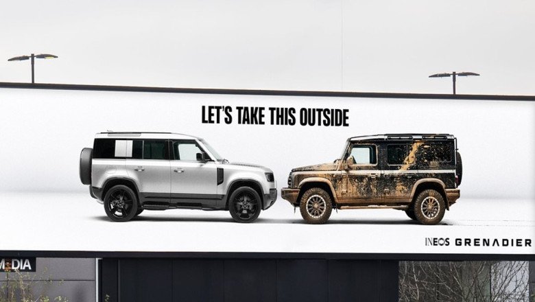 Sir Jim Ratcliffe's Ineos Automotive reignites feud with Land Rover with 'cheeky' ad campaign five years after landmark legal battle