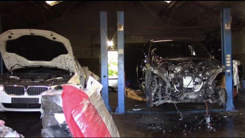 Five men jailed after police uncover illegal luxury car ‘chop shop’ worth more than £700,000