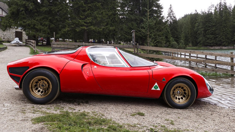 The Alfa Romeo 33 Stradale exists in a liminal space where art and engineering blur into a singular obsession.