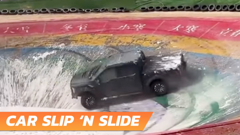 What’s Up With These Cars Drifting in a Random Soap Bowl?