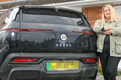 I bought a Fisker Ocean EV for £42,000...but have now got a 2.5-tonne garden ornament stuck on my drive after the company went bust and it stopped working
