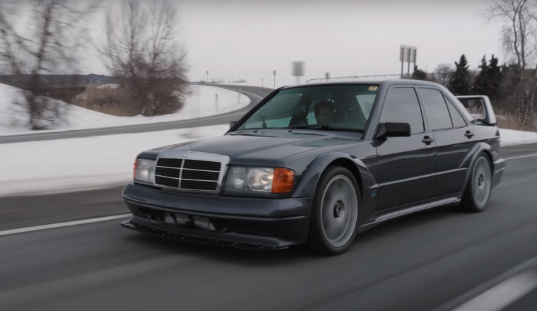 Homemade Mercedes 190E Evo II Has a Twin-Turbo Ford Raptor Engine