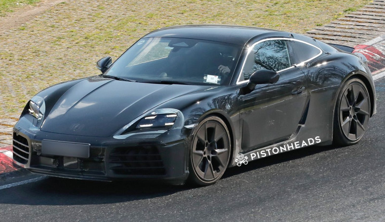 Porsche 718 Cayman EV takes to the Nordschleife