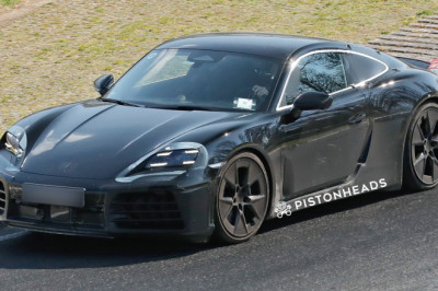 Porsche 718 Cayman EV takes to the Nordschleife