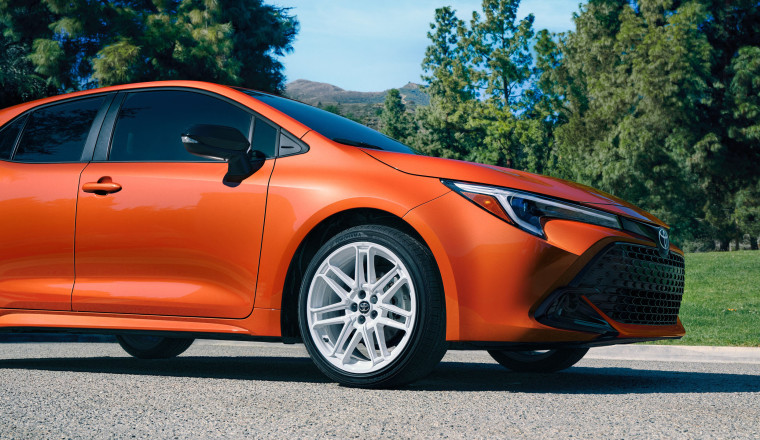 You Can Get Glossy White Wheels on the 2026 Toyota Corolla Hatch
