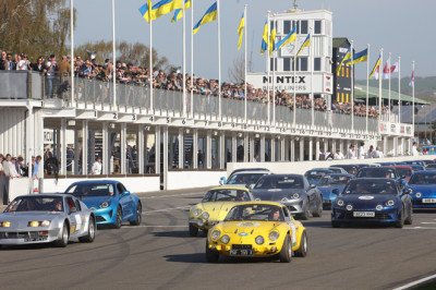 Alpine celebrates 70th anniversary at Goodwood
