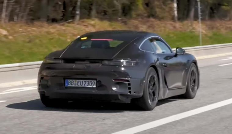 Porsche Is Still Testing the Electric Cayman and Boxster