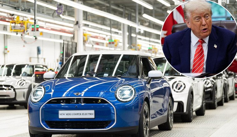 Trump slashes import tariffs on UK-made vehicles to 10 per cent alleviating a 'severe and immediate threat' to Britain's car industry