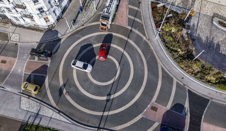 Is this the WORST roundabout? Despairing residents on 'woke' Isle of Man blast 'crazy' painted oval 'roundel' introduced as part of £26million revamp and insist it is a 'deathtrap'