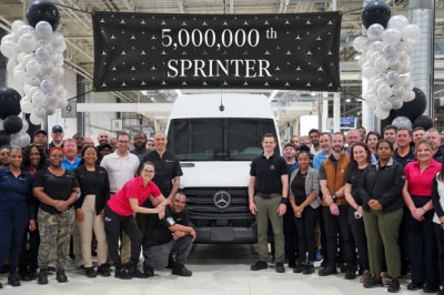 Mercedes-Benz has now built 5 million Sprinter vans
