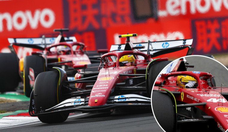 How Hamilton and Leclerc are driving the Ferrari differently