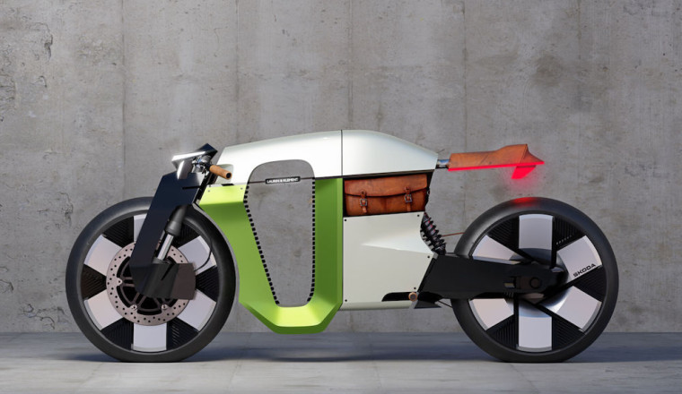 Bike to the future? Škoda re-imagines the brand’s iconic L&amp;K motorcycle for the Modern Solid era