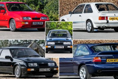 Haul of £1.2m Fast Fords for sale with Sierra Cosworths, Escort hot hatches and rapid Capris up at huge auction