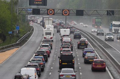 Brace for Bank Holiday chaos: Warning 20 million cars will hit the roads each day as map reveals travel hotspots you should avoid