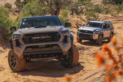 Wheeling the Toyota Tacoma, 4Runner, and Land Cruiser in Moab: How They Compare