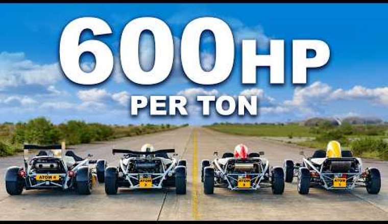 Every Ariel Atom Model DRAG RACE
