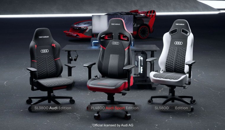 Audi Gaming Seats Combine Sim Racing and Office Chair Ergonomics