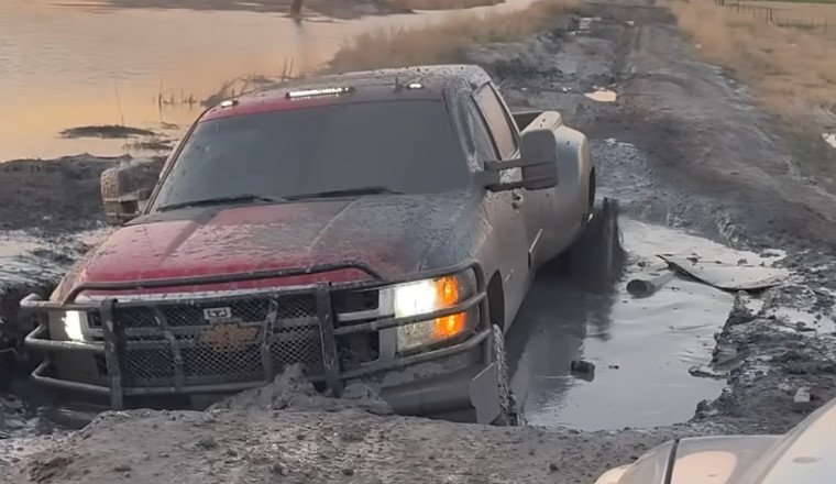 This Cursed Road Near a North Dakota Oil Field Swallows Up Any Truck That Tries It