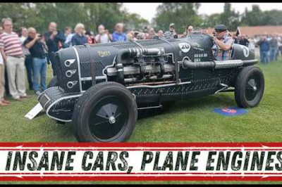 8 INSANE Vintage Cars With PLANE ENGINES Inside