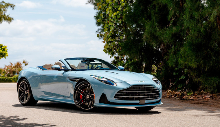 The DB12 Volante Palm Beach Edition from Q by Aston Martin