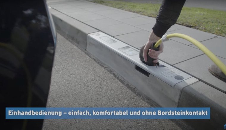 Replacing Curbs With New Sidewalk Chargers Promises To Make EV Ownership Even More Convenient