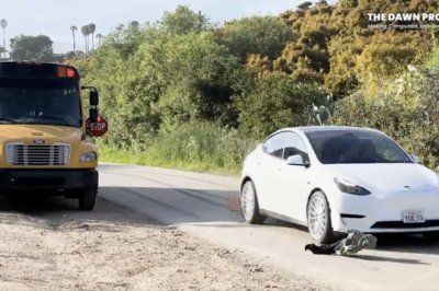 Tesla Running So-Called 'Full Self-Driving' Software Splatters 'Child' In School Bus Test