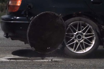 Here's What Can Happen When You Drive Over a Loose Manhole Cover