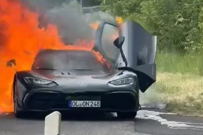 Another Mercedes-AMG One Has Burned to the Ground