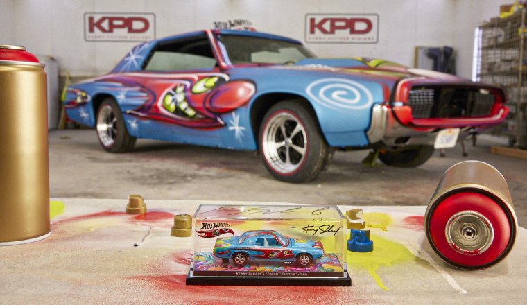 Hot Wheels Teams with Artist Kenny Scharf for Wild Thunderbird Creation
