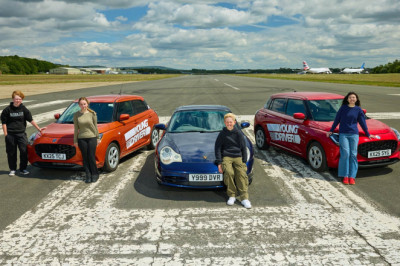 Young drivers can now tackle the famous Top Gear test track