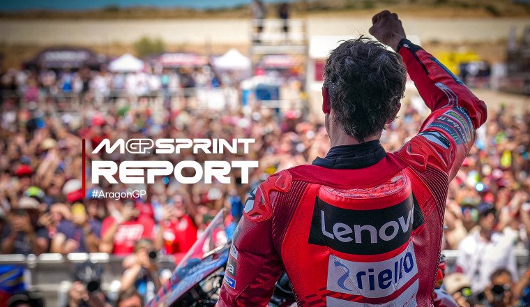 Marc Marquez takes Aragon Sprint as sparks fly in podium scrap