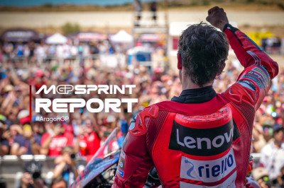 Marc Marquez takes Aragon Sprint as sparks fly in podium scrap