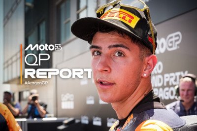 Rueda sets all-time Aragon lap record for Moto3™ pole