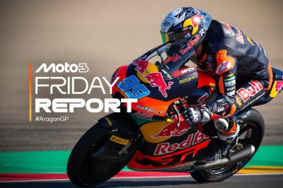 Rueda tops Aragon Friday despite crash, big hitters face Q1
